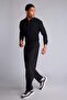 Relax Fit Straight Leg Black Trousers H0470Ax26Sm - 3