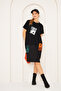 Women's Casual Printed Midi Dress - 4