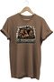 Unisex Blood Hound Printed T-Shirt - Hunter Dogs Series Crew Neck Cotton T-Shirt