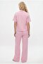 Women's Hudson 100% Cotton Muslin Shirt Pants Pink Bottom Top Set - 5
