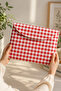 13-14 Inch -15.6 Inch Red Checkered Pattern Laptop Sleeve, Women's Notebook Sleeve, Briefcase - 2