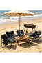 Lightweight Folding Camping Moon Chair, Durable Aluminum Frame Support 136KG, Portable Outdoor Chair with Carry Bag & Side Pocket for Camping, Fishing, Hiking, Beach & Sports Events - 8