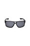 Polarized Sunglasses Black Frame Smoke Mirror Lens 60mm - P419BK4PV - 2