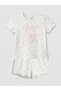 Özmarka New Season Crew Neck Girls' Shorts Pajama Set - 2