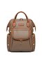 Mother Baby Care Back-Shoulder Bag Faux Leather Waterproof Thermal Bottle Compartment Stroller Strap Gifted