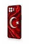 Oppo Reno 4 Lite Compatible Turkish Flag Patterned Silicone Case - 3