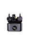 QY90 Wireless Lavalier Microphone with Type-C Receiver, Dual Mic, Noise Reduction, Rechargeable Charging Case, Black - 4