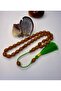 10,5/13/8 mm Large Size Almarey Stick Crimped Amber Prayer Beads - 3
