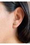 Xuping Vip Steel Laser Cut Ball Earring Set - Antiallergic Classic Ball Model Earrings