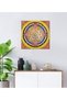 Alayra Mandala Art Canvas Painting | Kalachakra Mandala | Traditional Art Unframed Painting for Home - 2