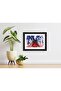 Alayra Saitama Poster One Punch Man Anime Poster Framed Paintings with Black Frame - 3