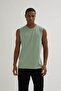 Men's Crew Neck Sleeveless T-Shirt Modal-Cotton - 7