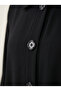 Bat Sleeve Ferace Shirt with Collar, Buttons, Cuffs and Pockets, Black 9559-26 - 4