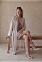 Vegan Silk Satin Four-Piece Bridal Dowry Set - Lx.26251 Neutral