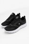 Purewalk Unisex Black and White Thick-Soled Sports Shoes - Lightweight Flexible Daily Walking Sneaker Comfortable K - 2