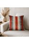 Ethnic Geometric Patterned Decorative Throw Pillow Cover Tile Gray