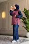 6448 - Stylish Comfortable Modal Interlock Knit Fabric Casual Women's Set - 3
