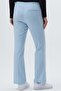Lycra Bell-Bottom Baby Blue Trousers - 4
