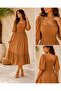 Women's Gipeli Square Neck Midi Dress