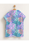Pastel Patterned Children's Poncho Towel Hooded Sea Beach Pool Poncho - 2