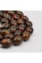 Faturan Rosary 47 Beads 12.5mm Dark Tortoiseshell Prayer Beads 34g Premium Tasbih with Blue Cord & Gold Charm - 5