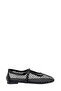 Black Mesh Women's Ballerinas
