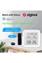 Zigbee Temperature Humidity Sensor Tuya Smart Indoor Hygrometer Thermometer Detector With Backlight,App Remote Control,Support Alexa Google Home,Zigbee Hub Required (Zigbee Version) - 3