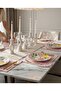 12-Pack Pink Livia Linen Placemat Supla |   Stain Resistant |   Modern Table Decor - 5