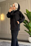 9285 - Comfortable, Casual Cupra Oversize Comfortable-Stylish-Casual Women's Hooded Pants Set