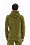 Ar-Ma Men's Hooded Sweatshirt with Text Print, Kangaroo Pocket, Knitted Fabric, Regular Fit, 70% Cotton, 30% Poly - 5