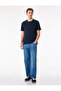 Regular Fit Short Sleeve Cotton Pique Fabric Buttoned Court Collar T-Shirt - 2