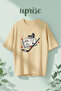 In My Hockey Romance Era Printed Cotton Oversize T-Shirt