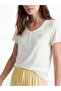 Esvab • Modern & Distinctive Zero Roba Collar Embroidered Women's Pajama Top