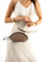 Brown Clutch Portfolio Women's Handbag Shoulder Bag Crossbody Bag - 3