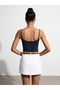 21200 Bra-Free Strap Top-K.Navy Blue - 2