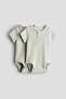2-pack Henley bodysuits