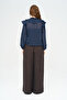 Women's Striped Ruffle Detailed and Sparkling Blouse - 5