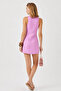 Women's Hola 100% Linen Dress - Lilac - 4