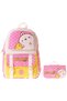 Kids Molang Pink - Yellow Girls' Primary School Backpack and Pencil Bag Set - Setkk-L5318C - 2