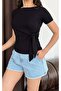 Women's Boat Neck Tie Modal Blouse - 4