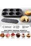 6-Cup Nonstick Muffins, Cupcakes & Mini Cheese cake Pan– Removable Bottoms, Oven-Safe, Dishwasher-Safe - 4