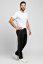 Men's Baggy Sweatpants – Elastic Waist, Pocket Detail, Wide Legs - 6