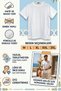 Men's Cream Brown Stripe Pattern Stretchy Crepe Wrinkle Fabric Slim T-Shirt 26Etshkrin - 3