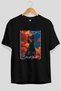 For the Love of Dogs 17 Front Dog Print Black Oversize T-Shirt 100% Cotton Unisex Dog Lover Premium Design