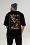 For Dog Lovers 30 Black Oversize T-Shirt with Dog Print on the Back 100% Cotton Unisex Dog Lover Premium Design - 5