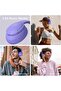 Bluetooth Headphones Over Ear, 90H Playtime, 3 EQ Modes, HiFi Stereo, Foldable (Lilac) - 3