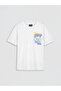 Lcw Kids White Crew Neck Printed Boys T-Shirt - 2
