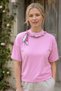 Women's Scarf Detailed Cotton T-Shirt - 5