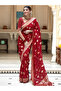 Red Banarasi Soft Silk Saree - MAF3124 | Red