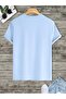 Men's Super Twin Dad Printed Crew Neck Oversize Casual Boyfirend Black T-Shirt - 3